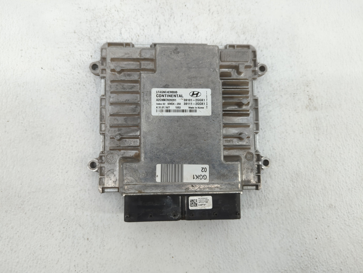2015-2017 Hyundai Sonata PCM Engine Control Computer ECU ECM PCU OEM P/N:39101-2GGK4 39101-2GGK0 Fits Fits 2015 2016 2017 OE