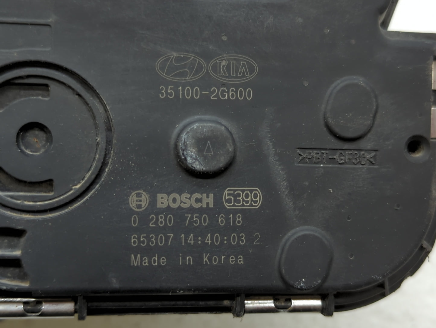 2015-2019 Hyundai Sonata Throttle Body P/N:0 280 750 618 35100-2G600 Fits Fits 2015 2016 2017 2018 2019 OEM Used Auto Parts