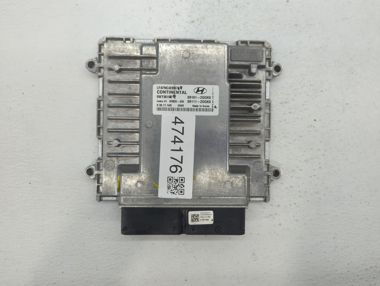 2015-2017 Hyundai Sonata PCM Engine Control Computer ECU ECM PCU OEM P/N:39111-2GGK0 39101-2GGK0 Fits Fits 2015 2016 2017 OE