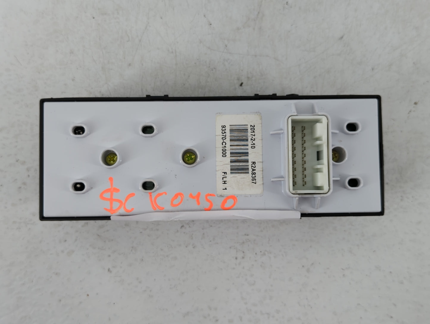2015-2019 Hyundai Sonata Master Power Window Switch Replacement Driver Side Left P/N:93570-C1000 Fits OEM Used Auto Parts -