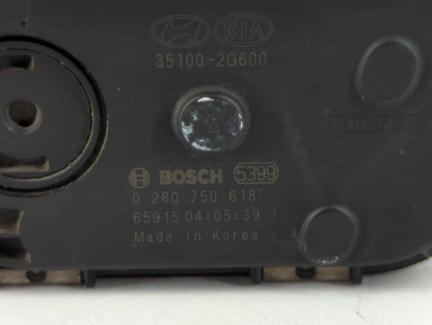 2015-2019 Hyundai Sonata Throttle Body P/N:0 280 750 618 35100-2G600 Fits Fits 2015 2016 2017 2018 2019 2020 2021 OEM Used A