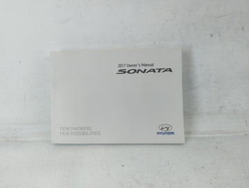 2017 Hyundai Sonata Owners Manual Book Guide P/N:HC10-EU67C OEM Used Auto Parts