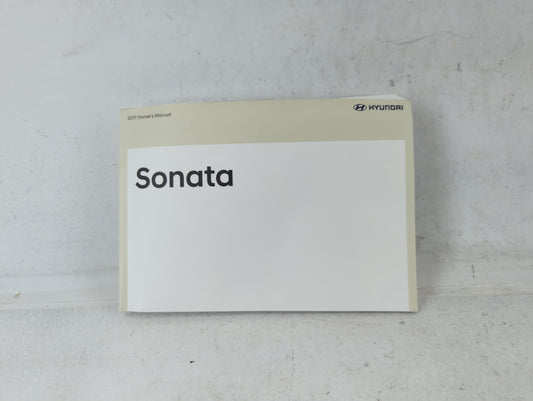 2017 Hyundai Sonata Owners Manual Book Guide P/N:HC10-EU74H OEM Used Auto Parts