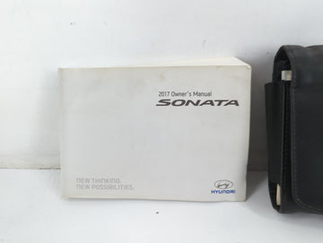 2017 Hyundai Sonata Owners Manual Book Guide P/N:HC10-EU67C OEM Used Auto Parts
