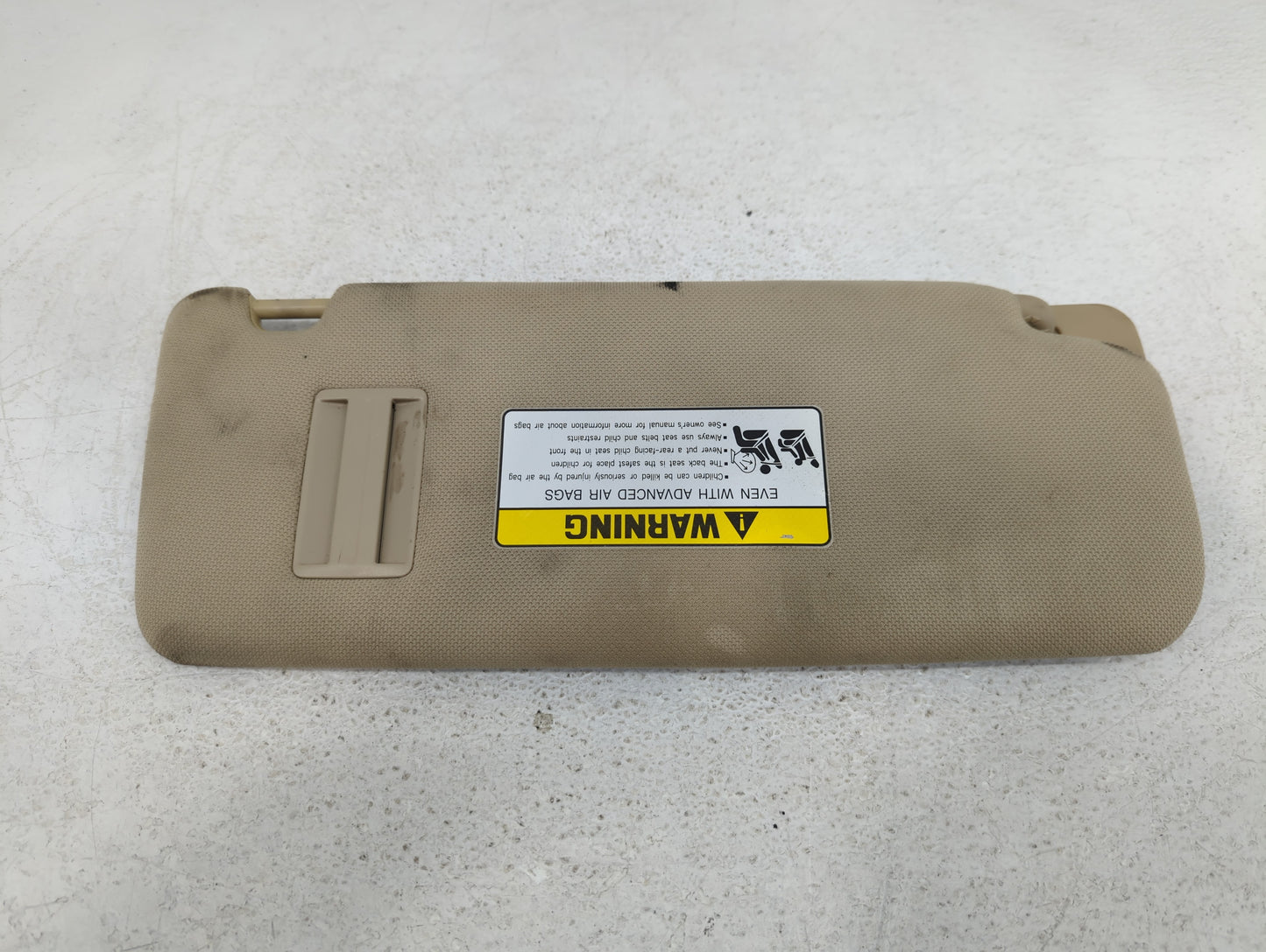 2015-2019 Hyundai Sonata Sun Visor Shade Replacement Driver Left Mirror Fits Fits 2015 2016 2017 2018 2019 OEM Used Auto Par