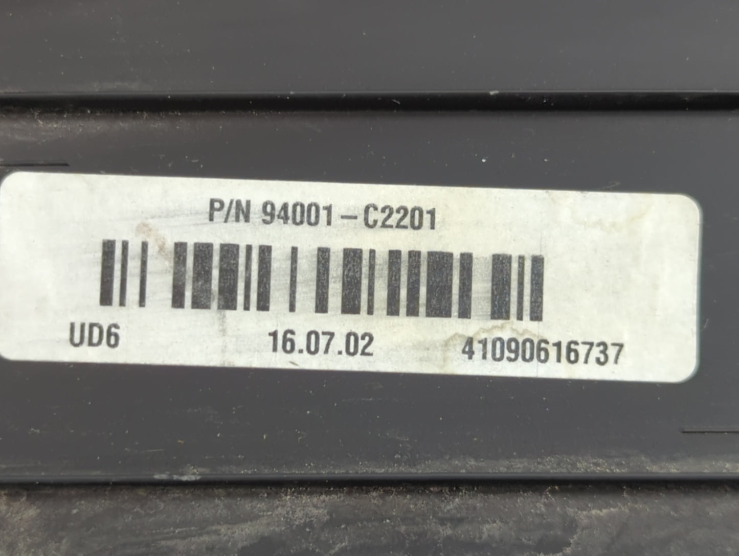 2016-2017 Hyundai Sonata Instrument Cluster Speedometer Gauges P/N:94001-C2201 Fits Fits 2016 2017 OEM Used Auto Parts - Oem