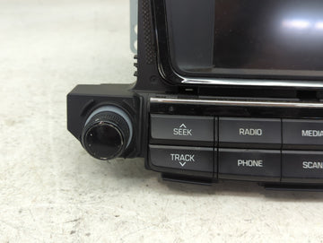 2016-2017 Hyundai Tucson Radio AM FM Cd Player Receiver Replacement P/N:96180-D31004X Fits Fits 2016 2017 OEM Used Auto Parts