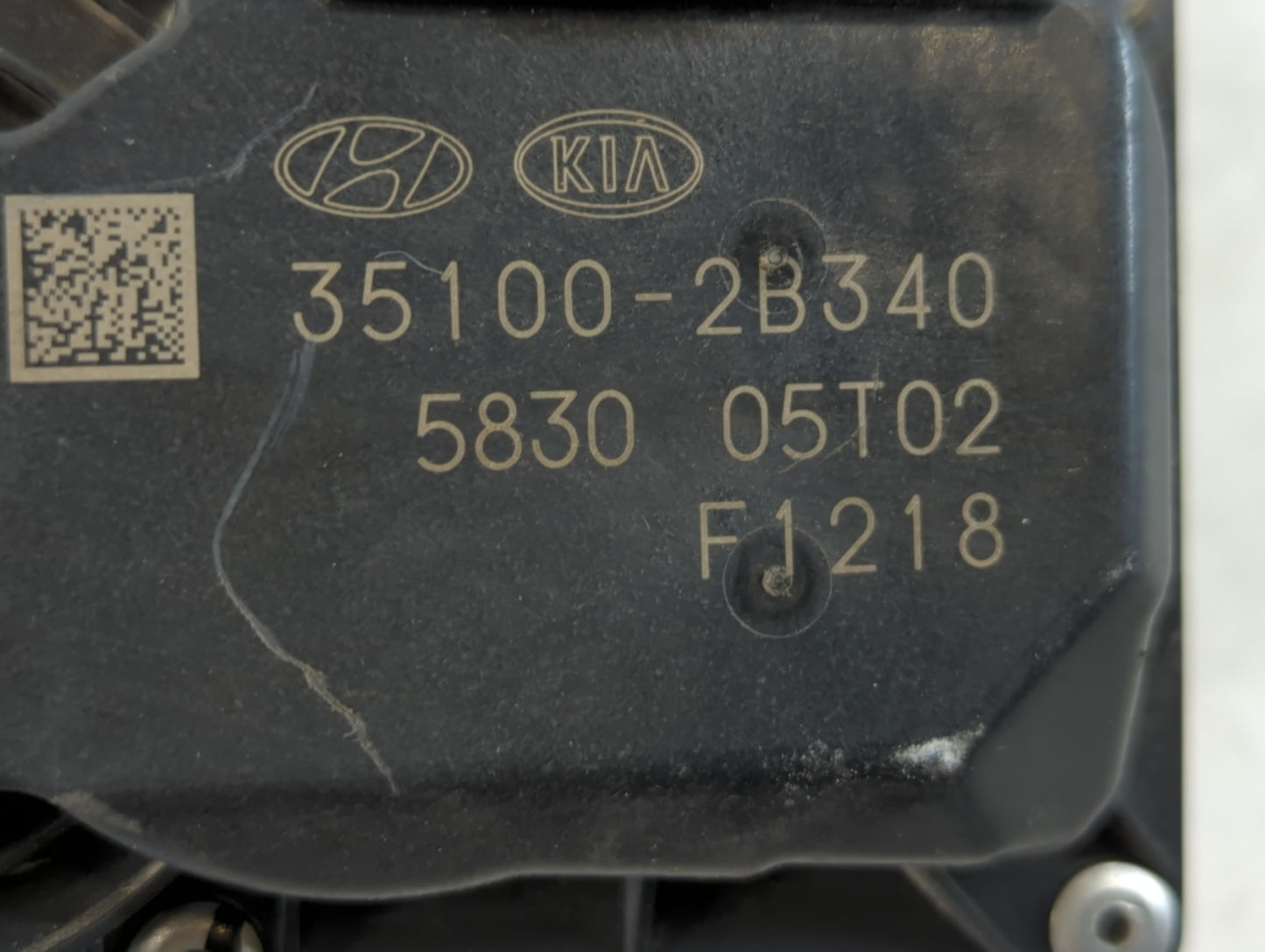 2015-2020 Hyundai Veloster Throttle Body P/N:35100-2B340 Fits Fits 2015 2016 2017 2018 2019 2020 2021 2022 OEM Used Auto Par