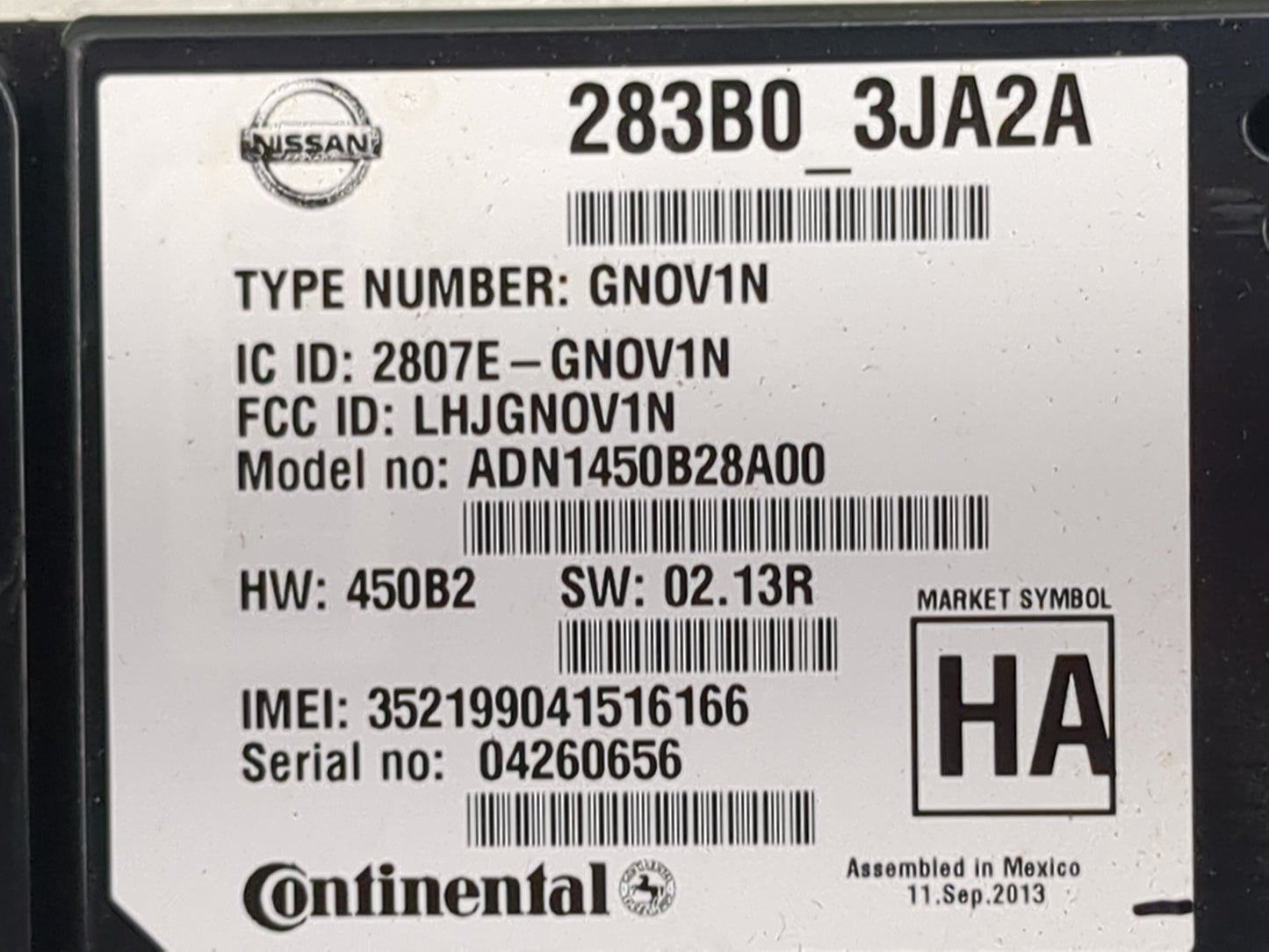 2014-2019 Infiniti Q50 Telematics Control Module 1494801 - Oemusedautoparts1.com