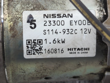 2014-2020 Infiniti Q50 Car Starter Motor Solenoid OEM P/N:23300 EY00E Fits OEM Used Auto Parts