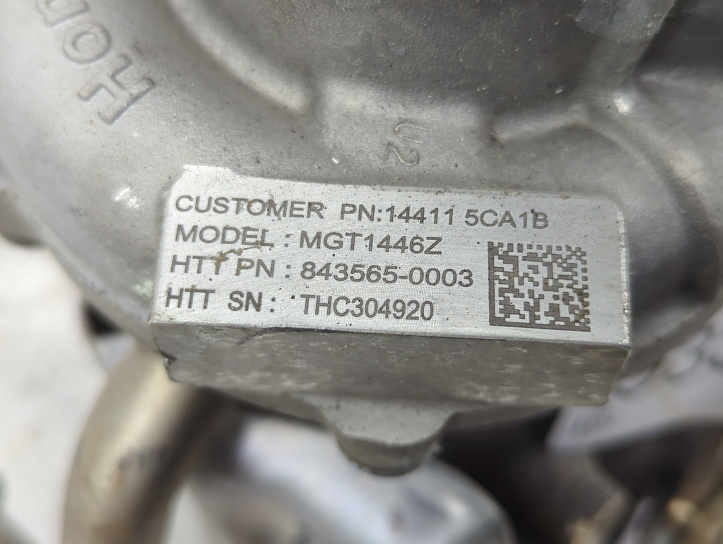 2017 Infiniti Q60 Turbocharger Turbo Charger Super Charger Supercharger - Oemusedautoparts1.com