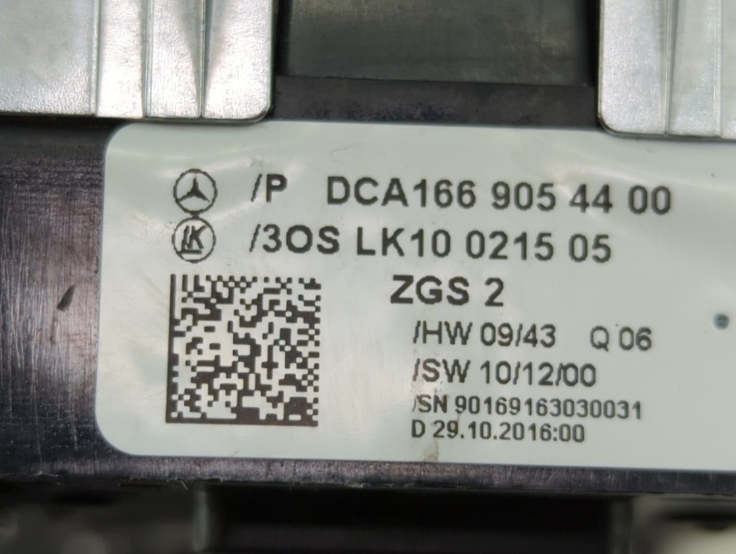 2017-2019 Infiniti Qx30 Master Power Window Switch Replacement Driver Side Left P/N:A 166 905 44 00 Fits Fits 2017 2018 2019