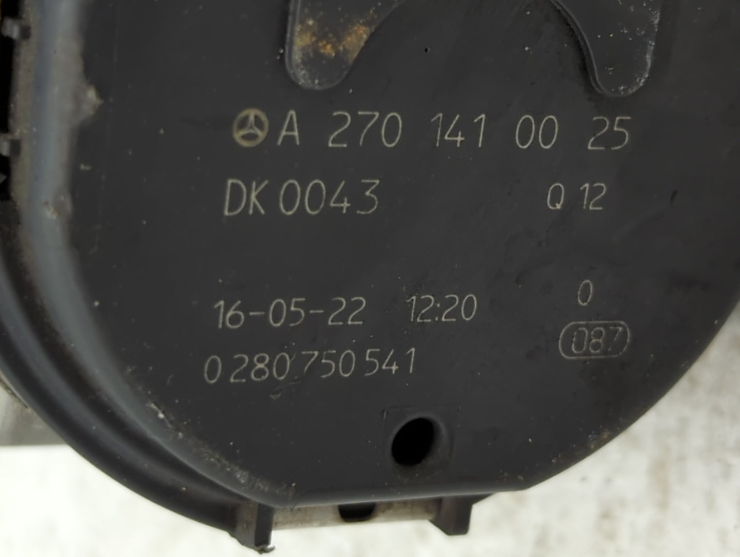 2017-2019 Infiniti Qx30 Throttle Body P/N:A 270 141 00 25 RME60-52 Fits Fits 2016 2017 2018 2019 OEM Used Auto Parts - Oemus