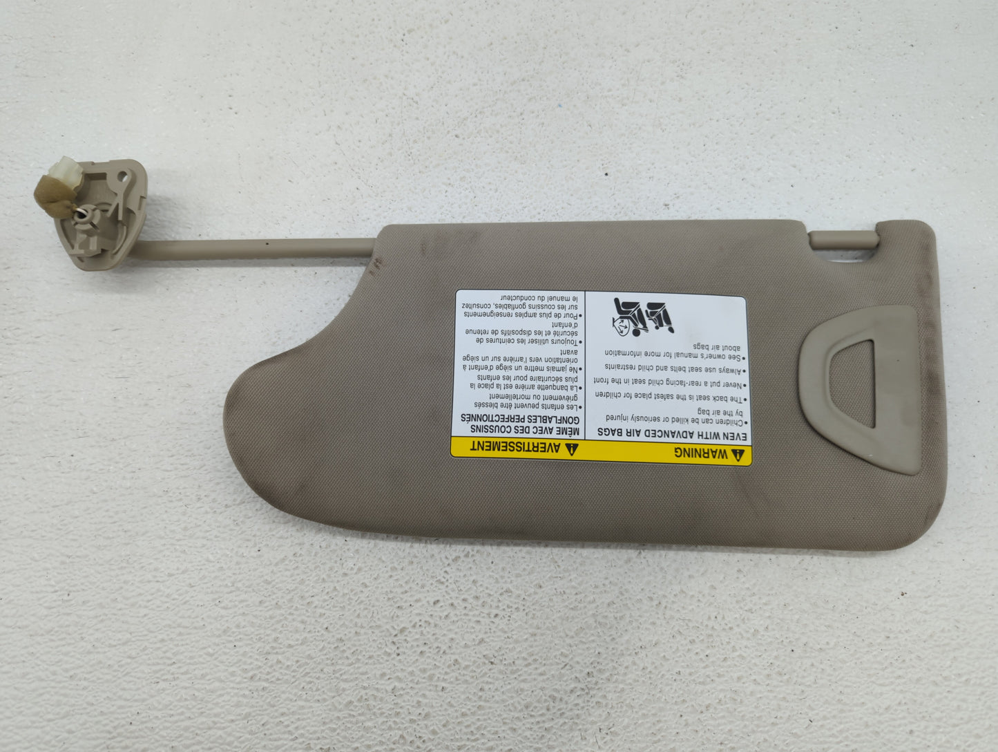 2014-2017 Infiniti Qx50 Sun Visor Shade Replacement Passenger Right Mirror Fits OEM Used Auto Parts - Oemusedautoparts1.com