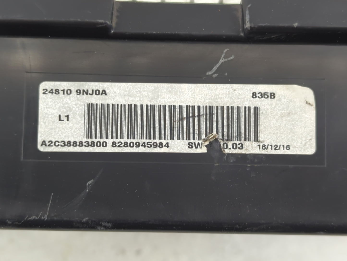 2017 Infiniti Qx60 Instrument Cluster Speedometer Gauges P/N:24810 9NJ0A Fits OEM Used Auto Parts - Oemusedautoparts1.com