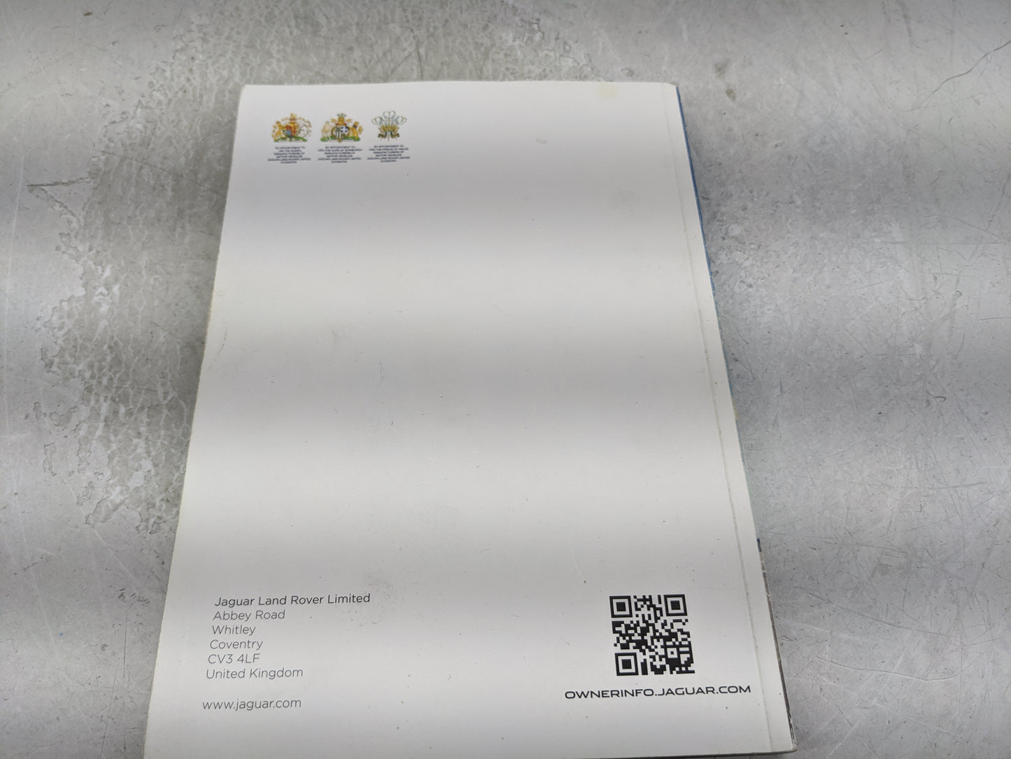 2017 Jaguar F-Pace Owners Manual Book Guide P/N:JJM 18 01 38 172 OEM Used Auto Parts - Oemusedautoparts1.com
