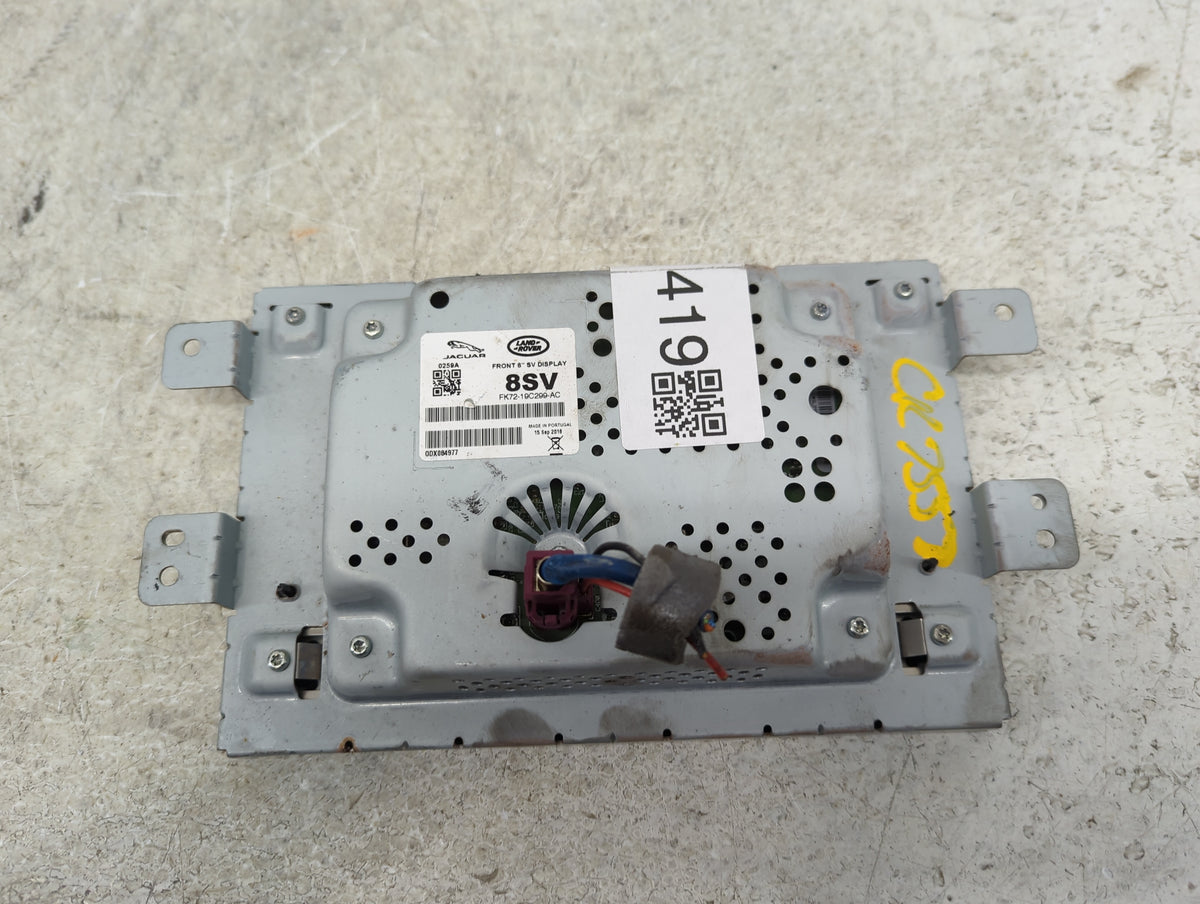 2017-2018 Jaguar F-pace Information Radio Display Screen 1421419 - Oemusedautoparts1.com