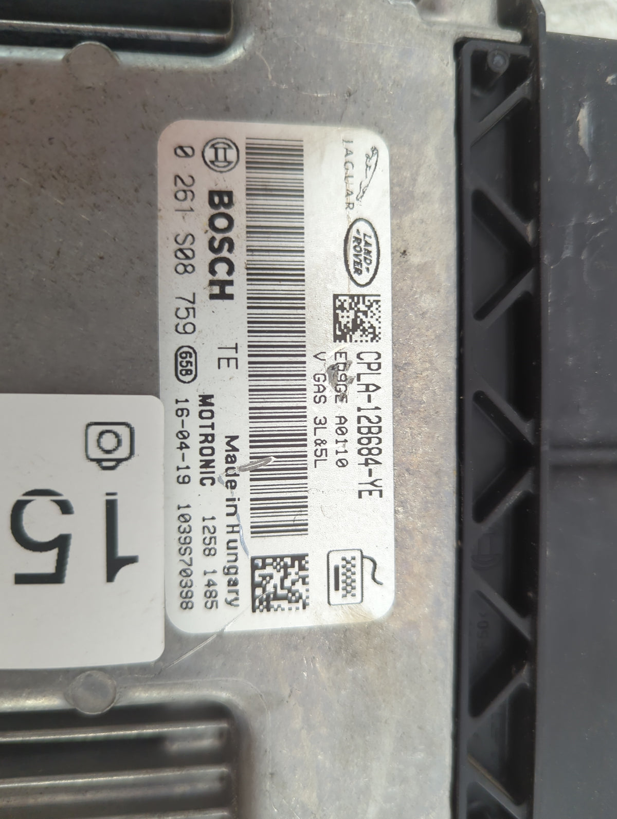2017 Jaguar F-Pace PCM Engine Control Computer ECU ECM PCU OEM P/N:CPLA-12B684-YE 0261S08759 Fits OEM Used Auto Parts - Oemu