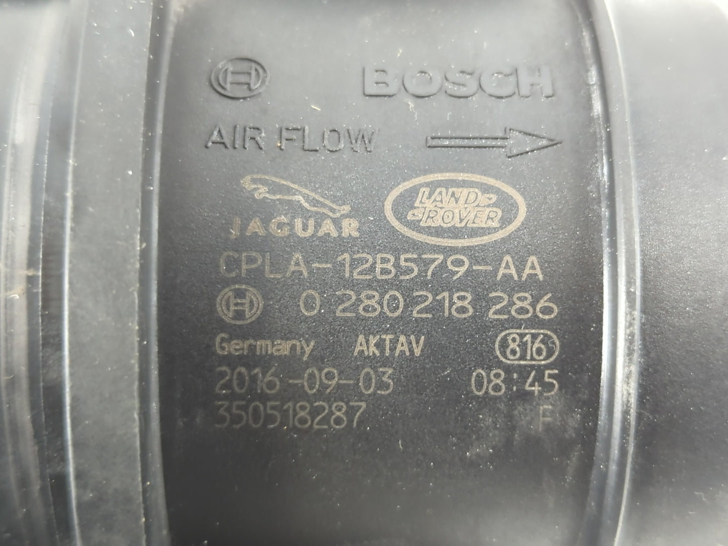 2017-2020 Jaguar F-pace Mass Air Flow Meter Maf - Oemusedautoparts1.com