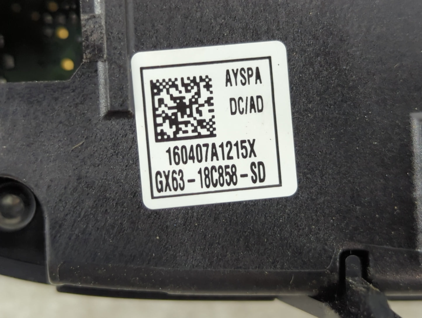2017 Jaguar Xe Climate Control Module Temperature AC/Heater Replacement P/N:GX63-18C858-SD Fits Fits 2016 OEM Used Auto Part