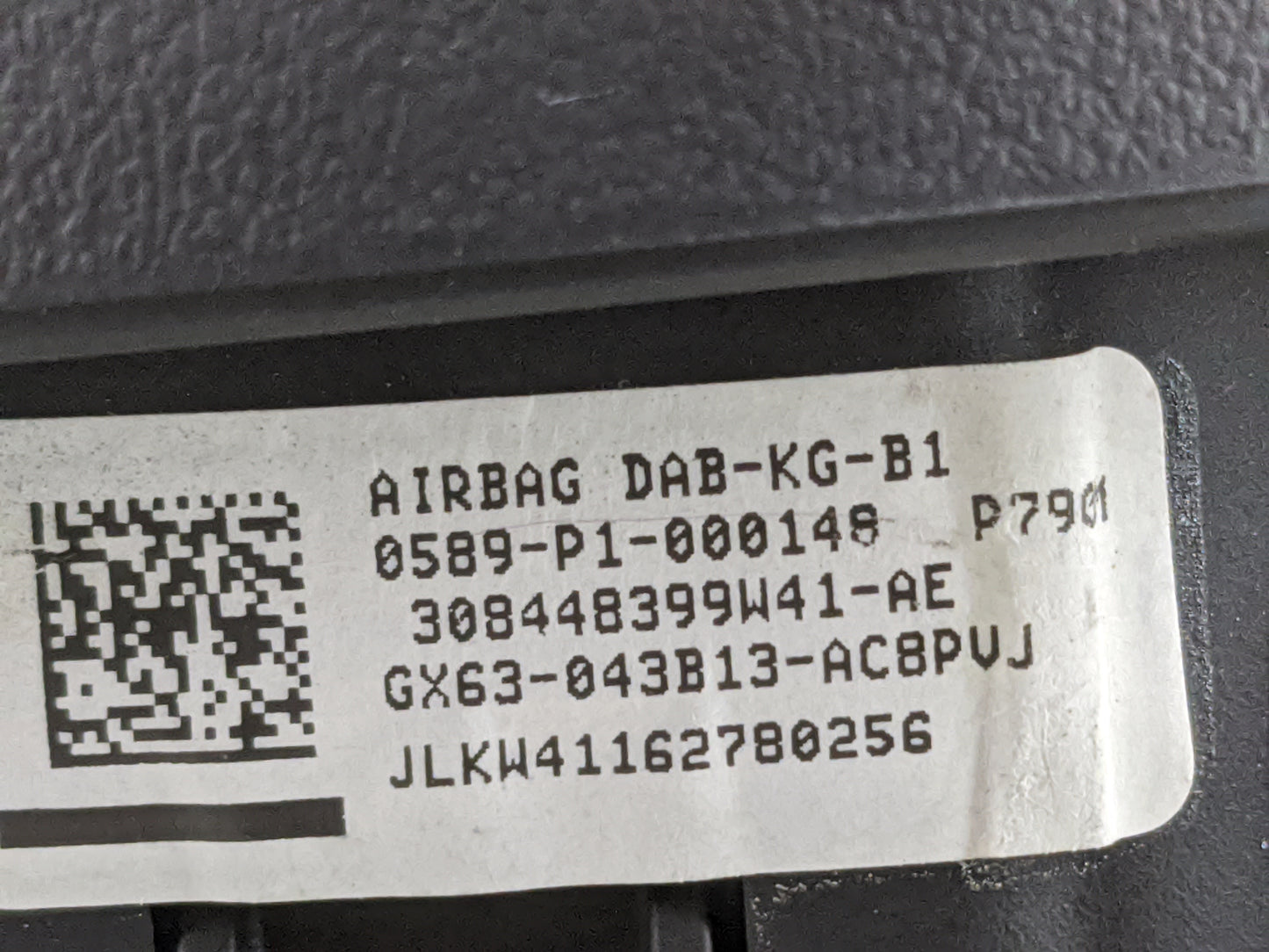 2017-2019 Jaguar Xe Air Bag Driver Left Steering Wheel Mounted 1477536 - Oemusedautoparts1.com