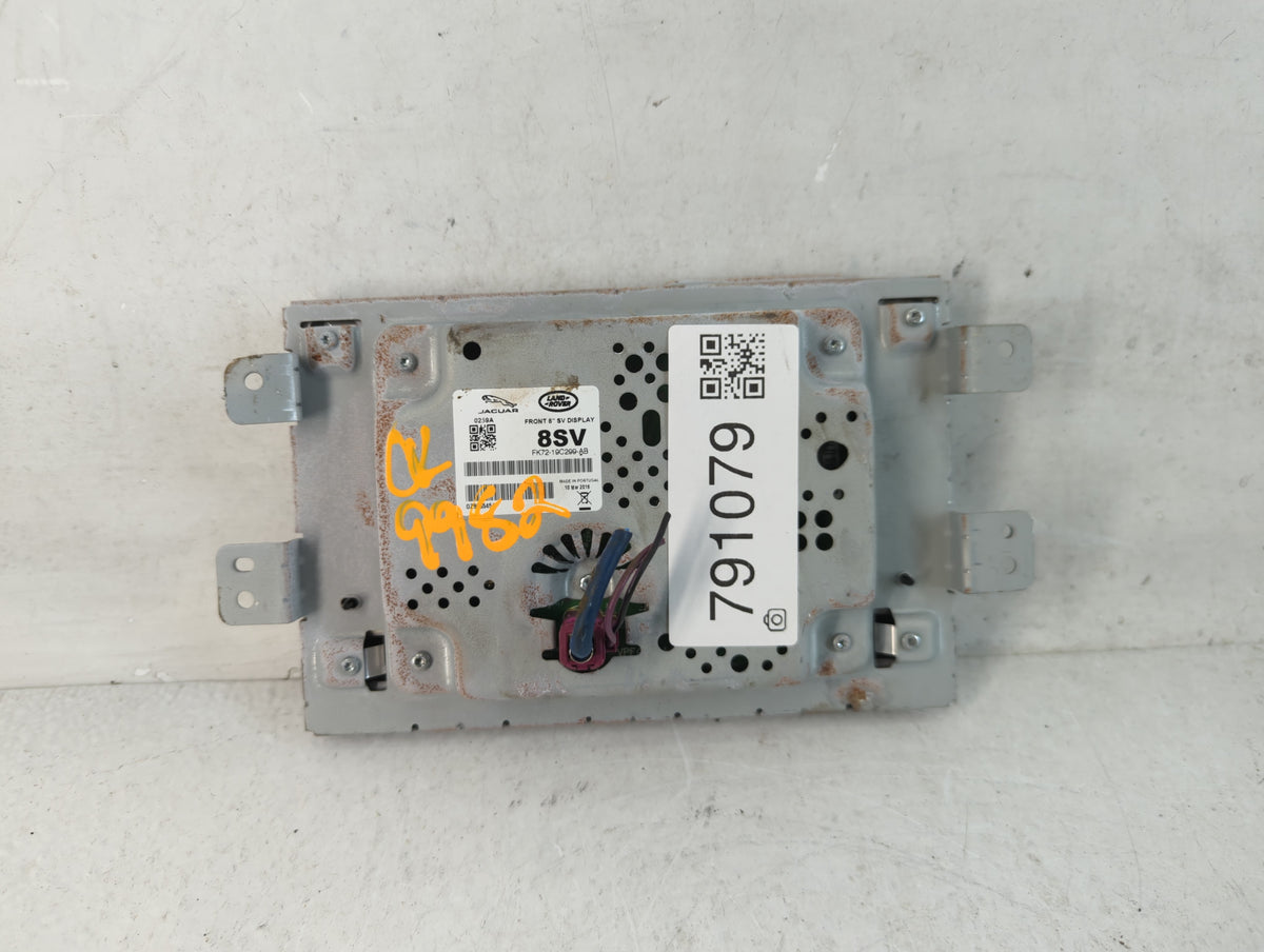 2017-2018 Jaguar Xe Information Radio Display Screen 791079 - Oemusedautoparts1.com