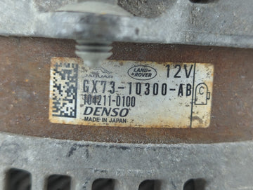 2017 Jaguar Xe Alternator Replacement Generator Charging Assembly Engine OEM P/N:GX73-10300-AB Fits OEM Used Auto Parts