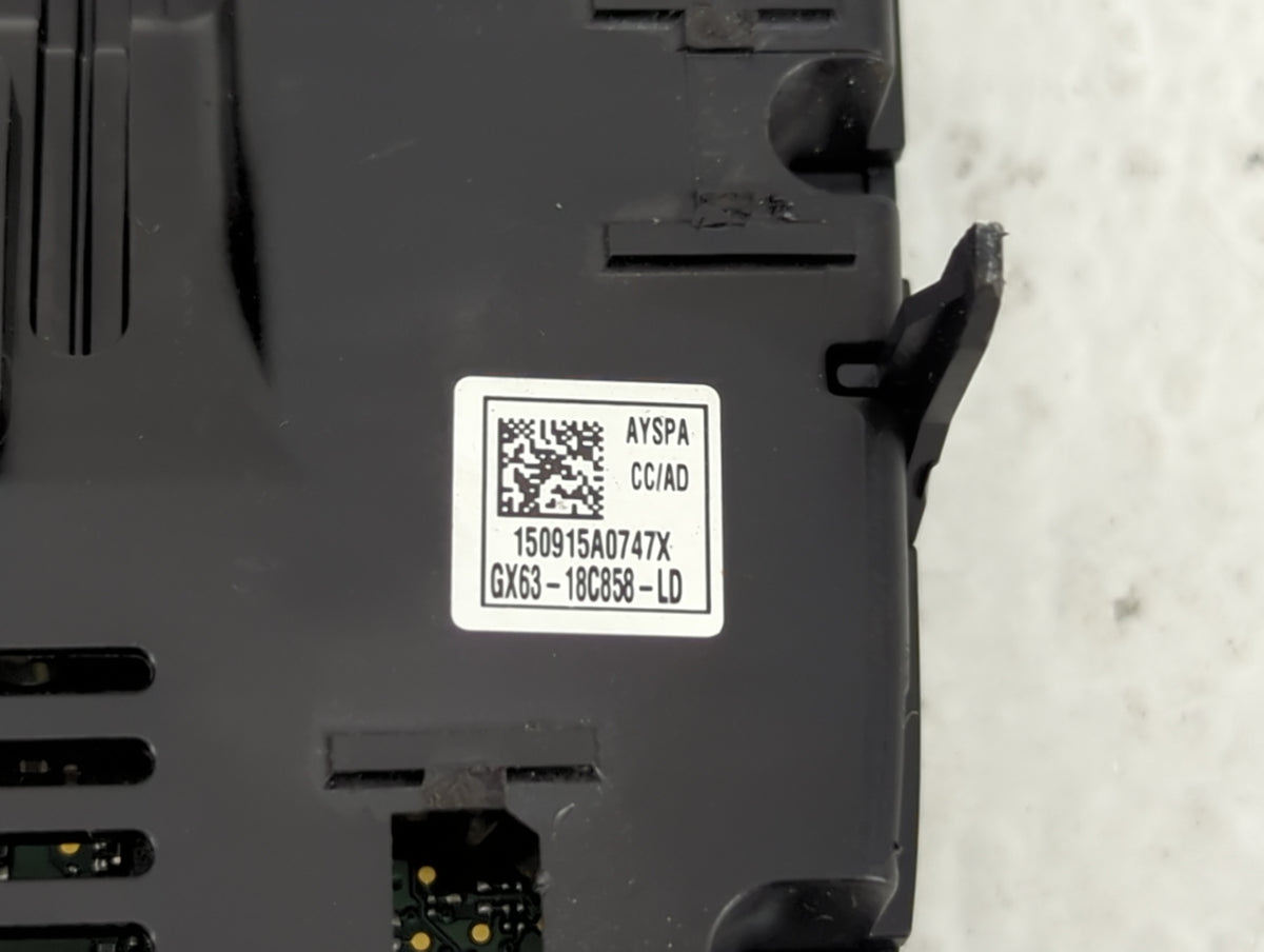 2016-2017 Jaguar Xf Climate Control Module Temperature AC/Heater Replacement P/N:GX63-18C858-LD 150915A0747X Fits Fits 2016