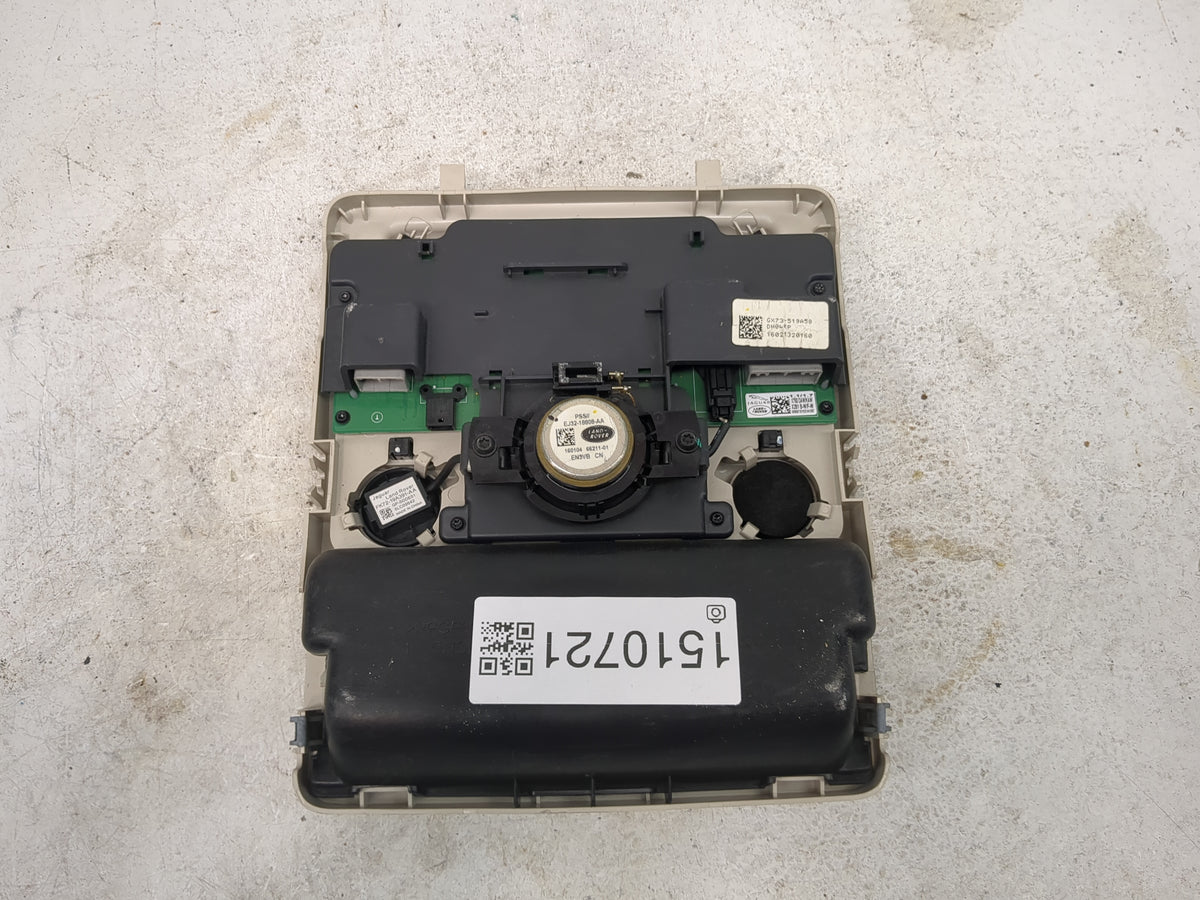 2016-2019 Jaguar Xf Overhead Roof Console Tan - Oemusedautoparts1.com