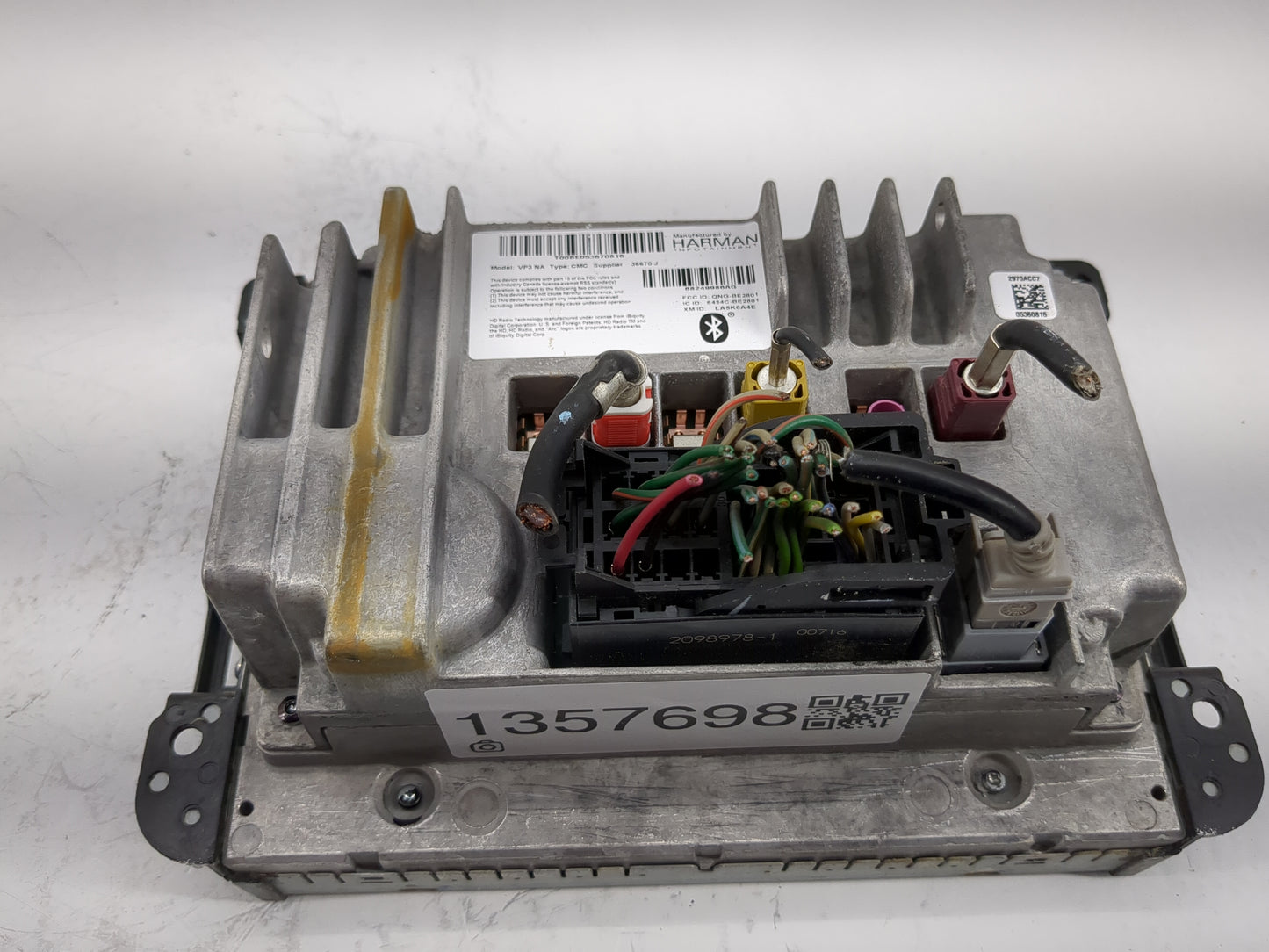 2017 Jeep Cherokee Radio AM FM Cd Player Receiver Replacement P/N:68249986AG Fits OEM Used Auto Parts - Oemusedautoparts1.co