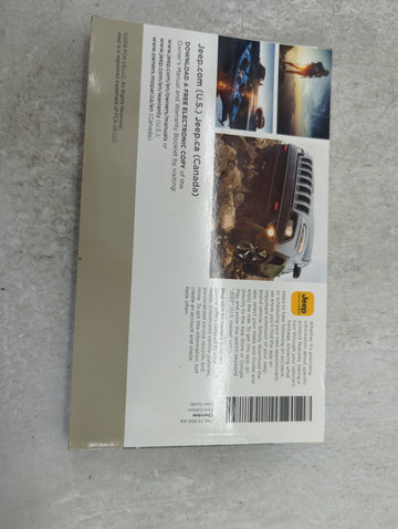2017 Jeep Cherokee Owners Manual Book Guide P/N:17KL74-926-AA OEM Used Auto Parts