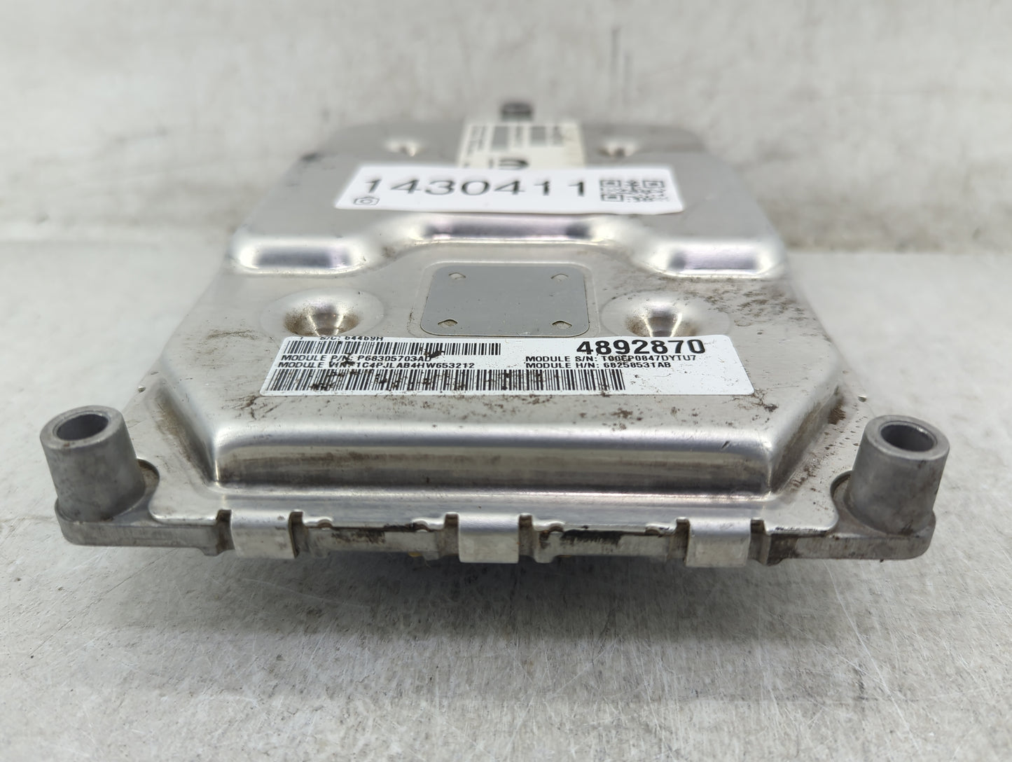 2016-2017 Jeep Cherokee PCM Engine Control Computer ECU ECM PCU OEM P/N:P68258531AB T00EP0847DYTU7 Fits Fits 2016 2017 OEM U