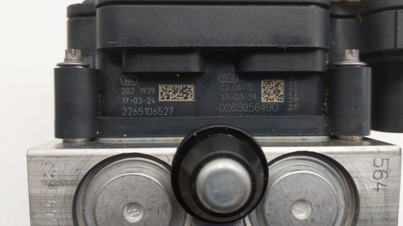 2017 Jeep Cherokee Anti-Lock Brake ABS Pump Module Actuator OEM P/N:P68293541AB Fits OEM Used Auto Parts - Oemusedautoparts1