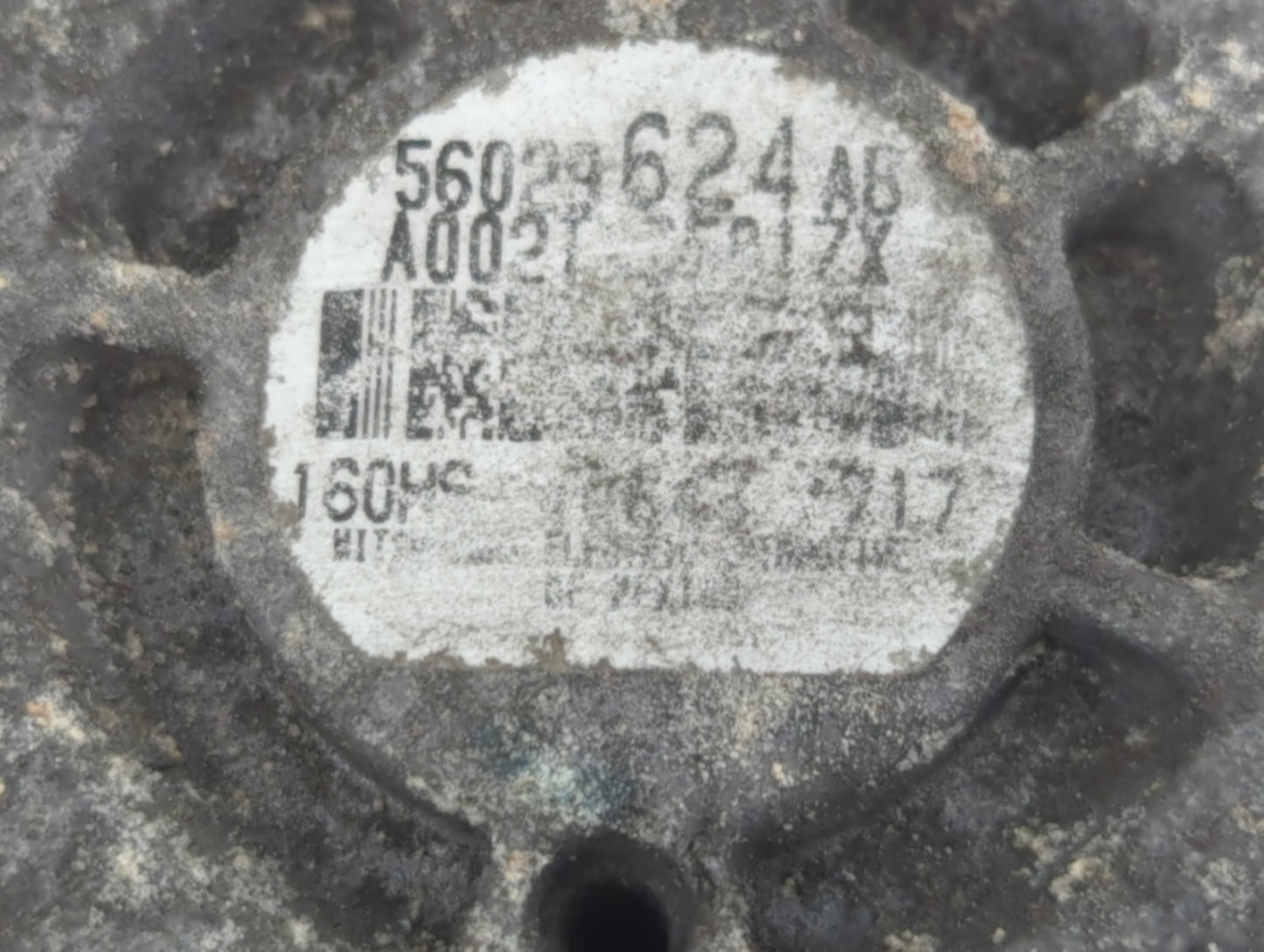 2017-2022 Jeep Compass Alternator Replacement Generator Charging Assembly Engine OEM P/N:56029624AB Fits OEM Used Auto Parts