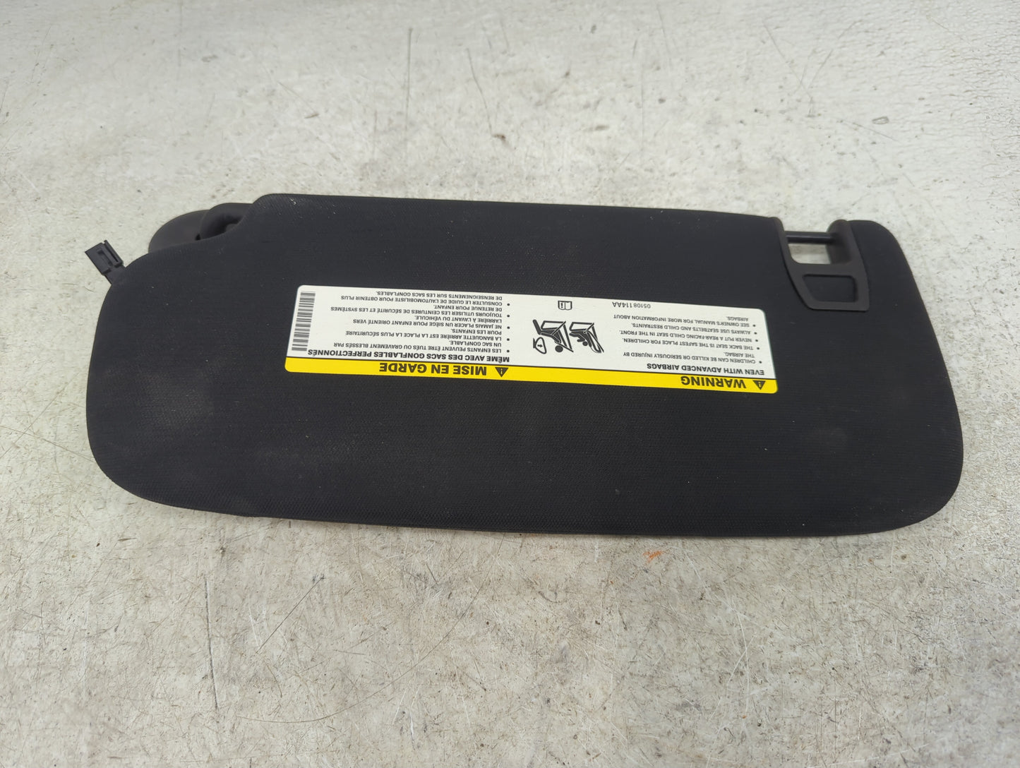 2014-2022 Jeep Grand Cherokee Sun Visor Shade Replacement Passenger Right Mirror Fits OEM Used Auto Parts - Oemusedautoparts
