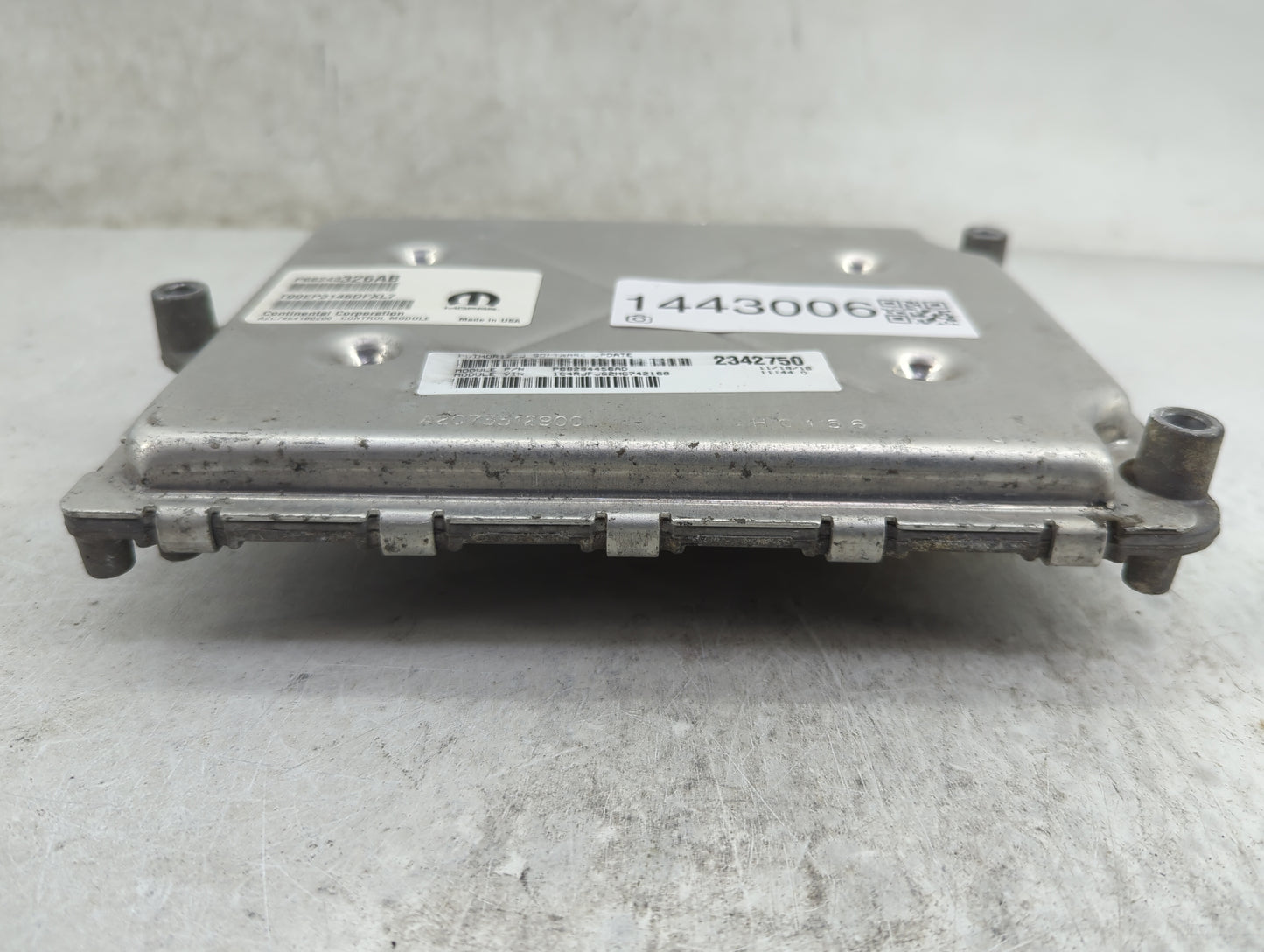 2016-2017 Jeep Grand Cherokee PCM Engine Control Computer ECU ECM PCU OEM P/N:P68243326AB T00EP3146DFXL7 Fits Fits 2016 2017