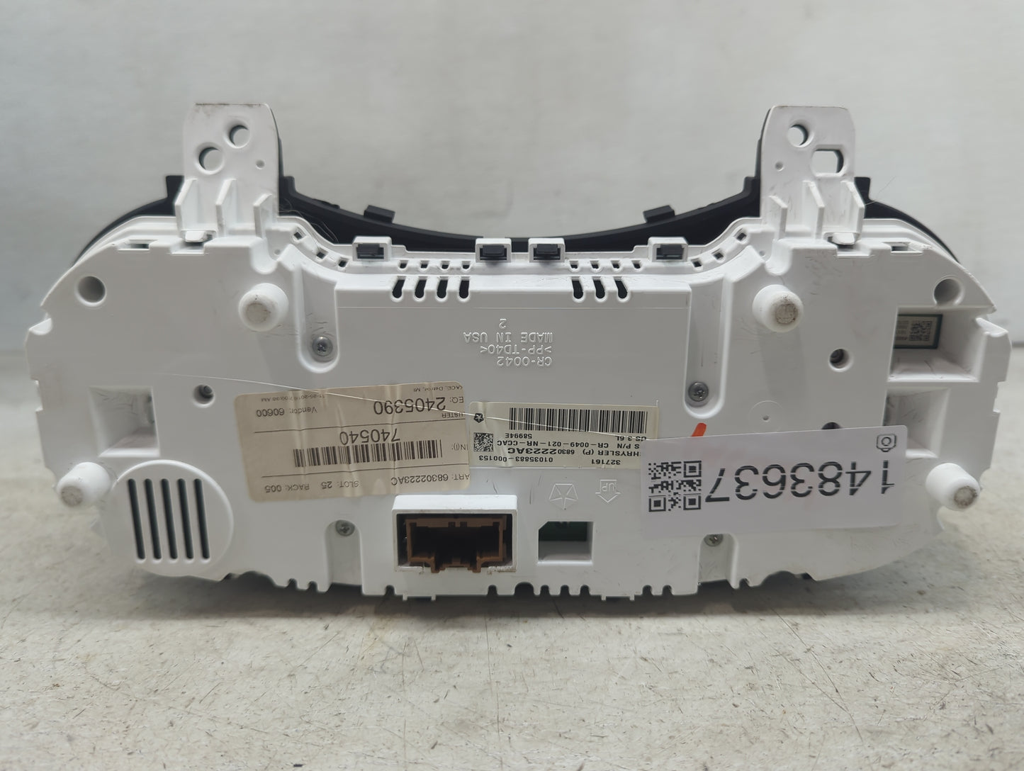 2017 Jeep Grand Cherokee Instrument Cluster Speedometer Gauges P/N:68302223AC 68302222AC, CR-0049-021-NR-CCAC Miles: Fits OE