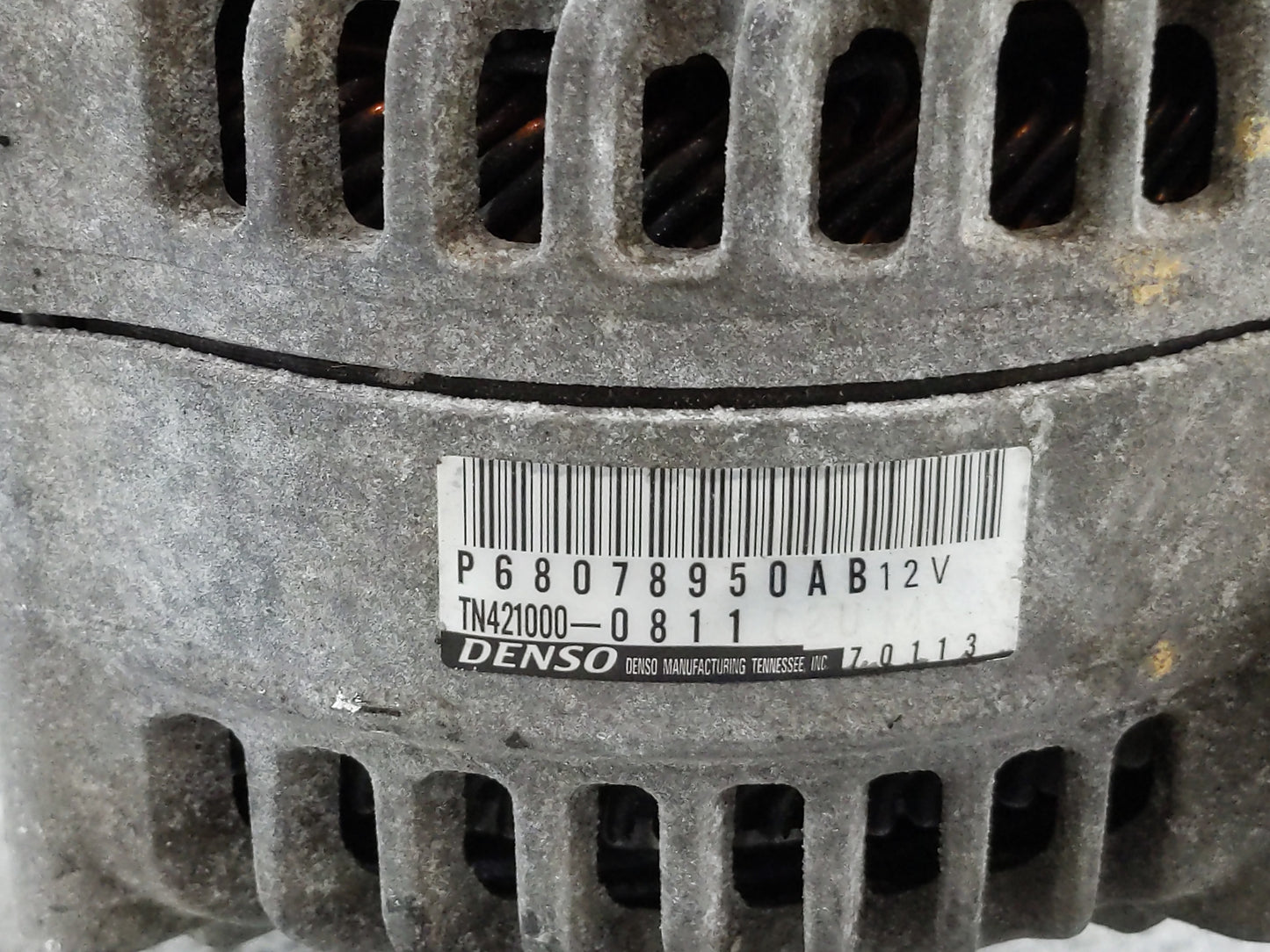 2012-2018 Jeep Wrangler Alternator Replacement Generator Charging Assembly Engine OEM P/N:TN421000-0811 P68078950AB Fits OEM