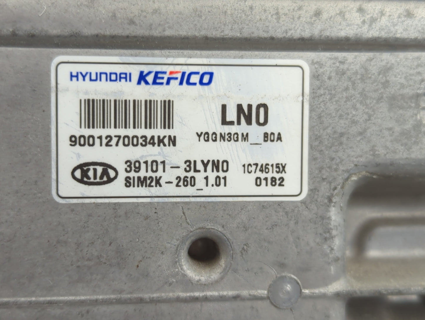 2017-2019 Kia Cadenza PCM Engine Control Computer ECU ECM PCU OEM P/N:39101-3LYN0 Fits Fits 2017 2018 2019 OEM Used Auto Par