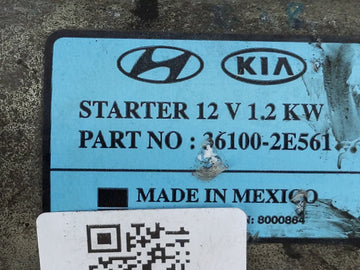 2017-2022 Kia Forte Car Starter Motor Solenoid OEM P/N:36100-2E561 Fits Fits 2017 2018 2019 2020 2021 2022 OEM Used Auto Parts