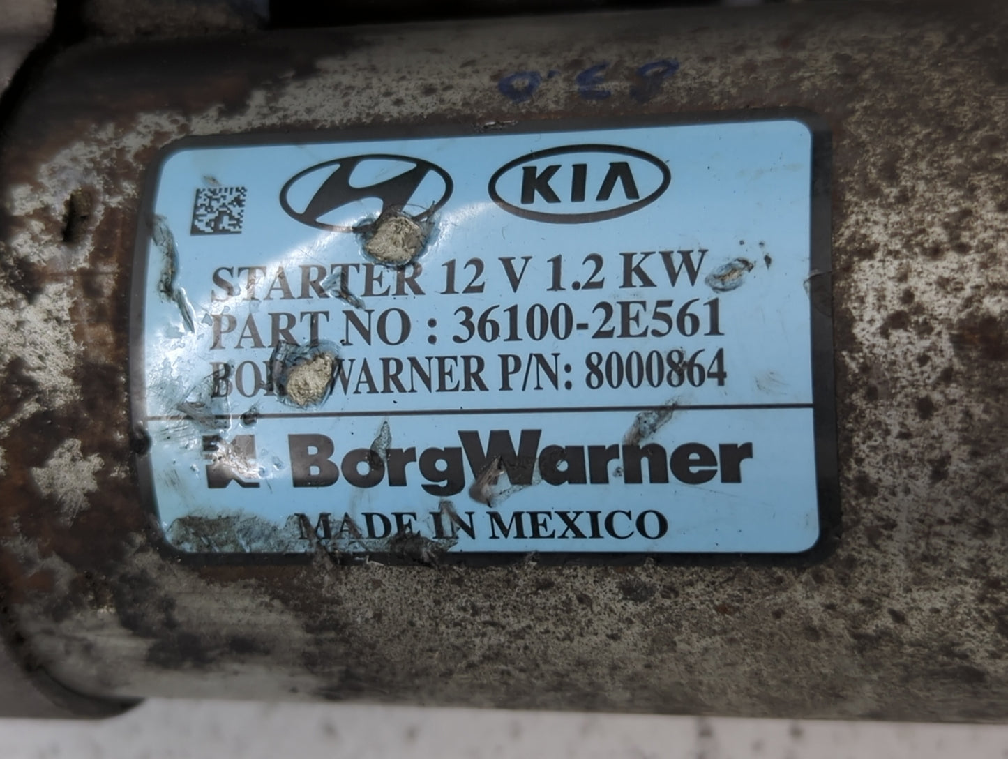 2017-2022 Kia Forte Car Starter Motor Solenoid OEM P/N:36100-2E561 Fits Fits 2017 2018 2019 2020 2021 2022 OEM Used Auto Par