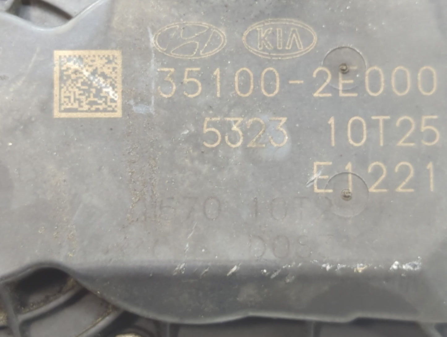 2014-2018 Kia Forte Throttle Body P/N:35100-2E000 Fits Fits 2011 2012 2013 2014 2015 2016 2017 2018 2019 2020 2021 OEM Used