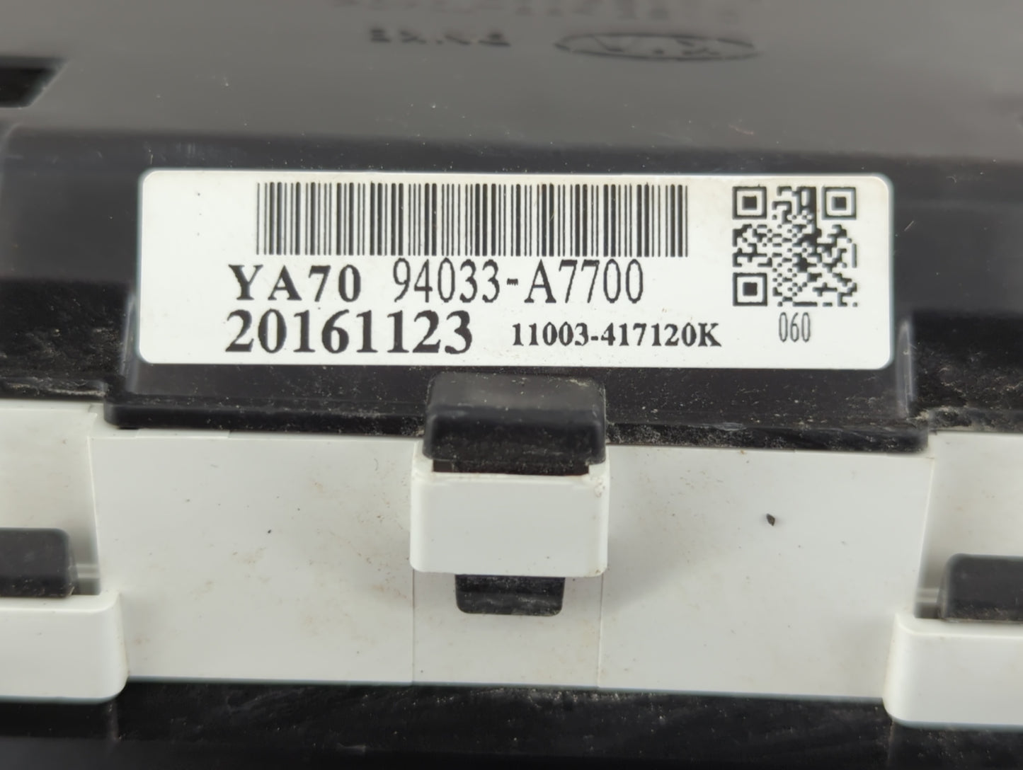 2017-2018 Kia Forte Instrument Cluster Speedometer Gauges P/N:94033-A7700 Fits Fits 2017 2018 OEM Used Auto Parts - Oemuseda