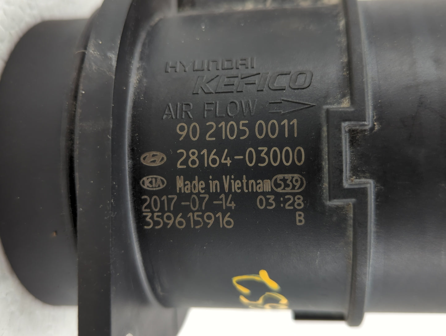 2017-2020 Kia Niro Mass Air Flow Meter Maf - Oemusedautoparts1.com