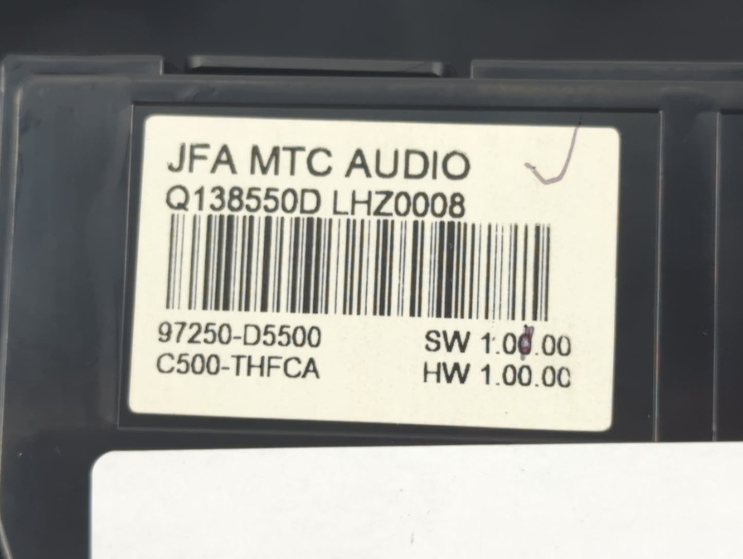 2017-2019 Kia Optima Climate Control Module Temperature AC/Heater Replacement P/N:97250-D5500 Fits Fits 2017 2018 2019 OEM U
