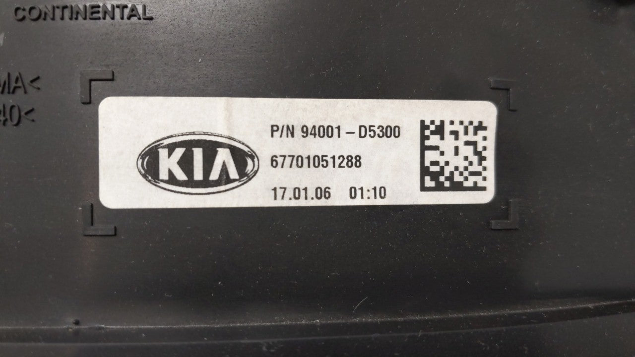 2017-2018 Kia Optima Instrument Cluster Speedometer Gauges P/N:94001-D5300 Fits Fits 2017 2018 OEM Used Auto Parts - Oemused
