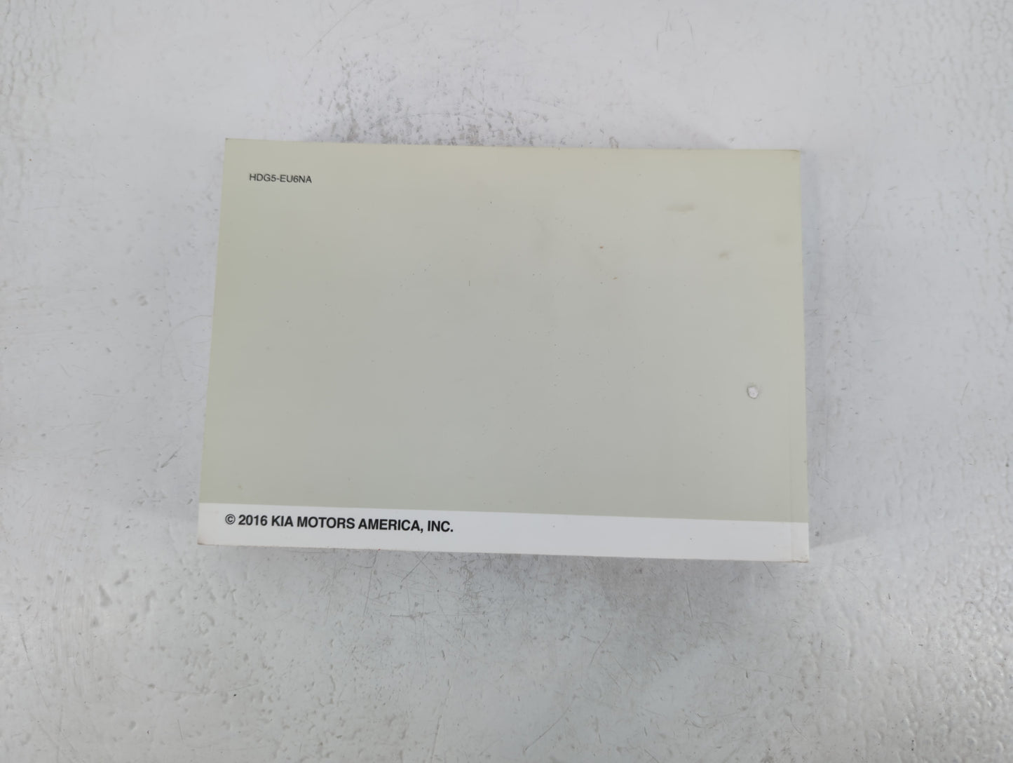 2017 Kia Optima Owners Manual Book Guide P/N:HDG5-EU6NA OEM Used Auto Parts - Oemusedautoparts1.com