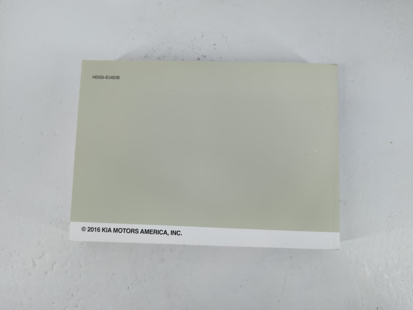 2017 Kia Optima Owners Manual Book Guide P/N:HDG5-EU6DB OEM Used Auto Parts - Oemusedautoparts1.com