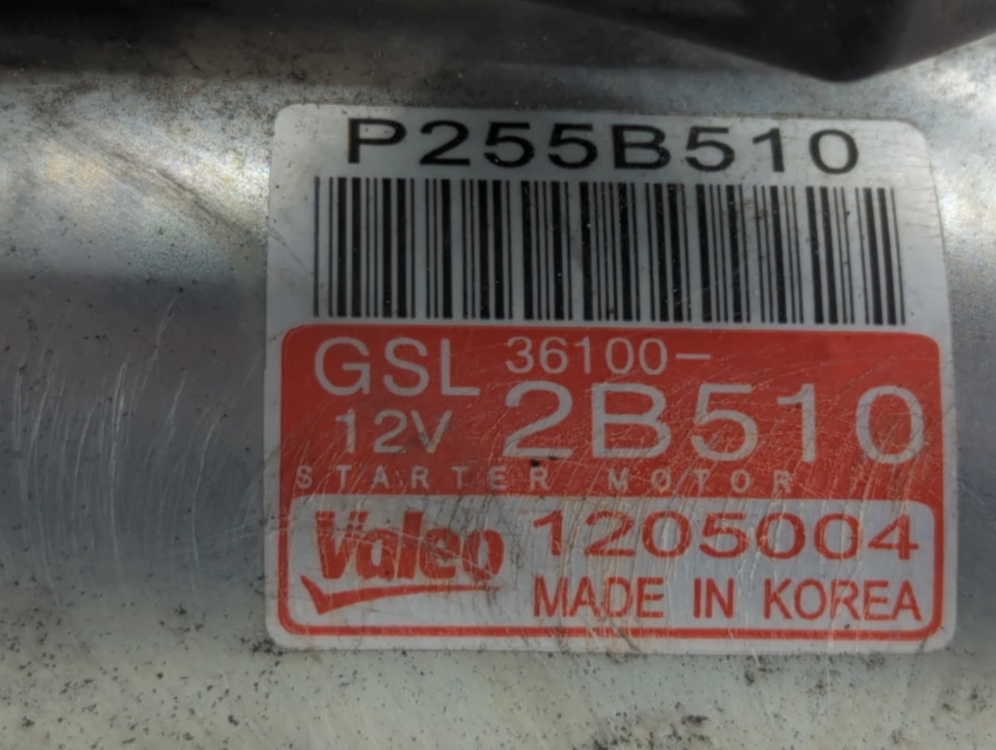 2016-2020 Kia Optima Car Starter Motor Solenoid OEM P/N:36100-2B510 Fits OEM Used Auto Parts - Oemusedautoparts1.com