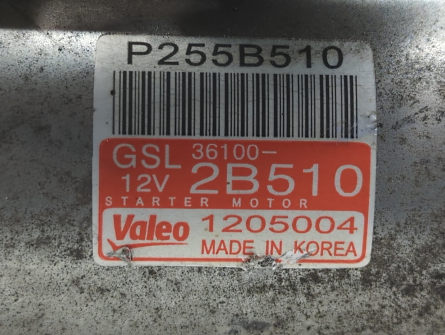 2016-2020 Kia Optima Car Starter Motor Solenoid OEM P/N:36100-2B510 Fits OEM Used Auto Parts - Oemusedautoparts1.com